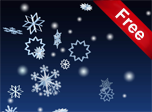 3D Winter Snowflakes Screensaver - Windows 10 Effects Screensavers