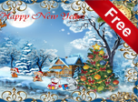 Christmas Cards Screensaver - Windows 10 New Year Screensavers