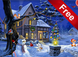 Christmas Fantasy Screensaver - Windows 10 Animated Screensavers