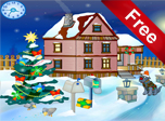 Christmas Yard Screensaver - Windows 10 Animals Screensavers