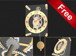 Pendulum Clock 3D Screensaver - Free Windows 10 Screensaver