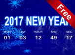 Digital Countdown Screensaver - Windows 10 New Year Screensavers