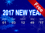 Digital Countdown Screensaver - Windows 10 Winter Screensavers