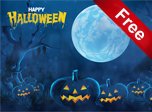 Halloween Moon Screensaver - Windows 10 Animated Screensavers