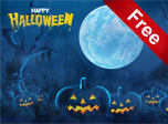 Halloween Moon Screensaver - Windows 10 HD Screensavers