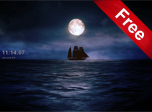 Moonlit Ship Screensaver - Windows 10 Water Screensavers