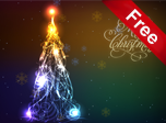 Neon Snowfall Screensaver - Free Christmas Screensaver for Windows 10