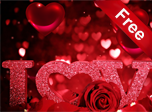 Romantic Hearts Screensaver - Windows 10 HD Screensavers