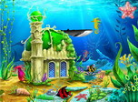 Aqua Castles Screensaver - Windows 10 Free Aqua Screensaver - Screenshot 1