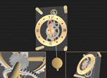 Pendulum Clock 3D Screensaver - Windows 10 3D Clock Screensaver - Screenshot 1