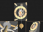 Pendulum Clock 3D Screensaver - Windows 10 3D Clock Screensaver - Screenshot 3