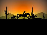 Cowboy Ride Screensaver - Windows 10 Cowboy Screensaver - Screenshot 1