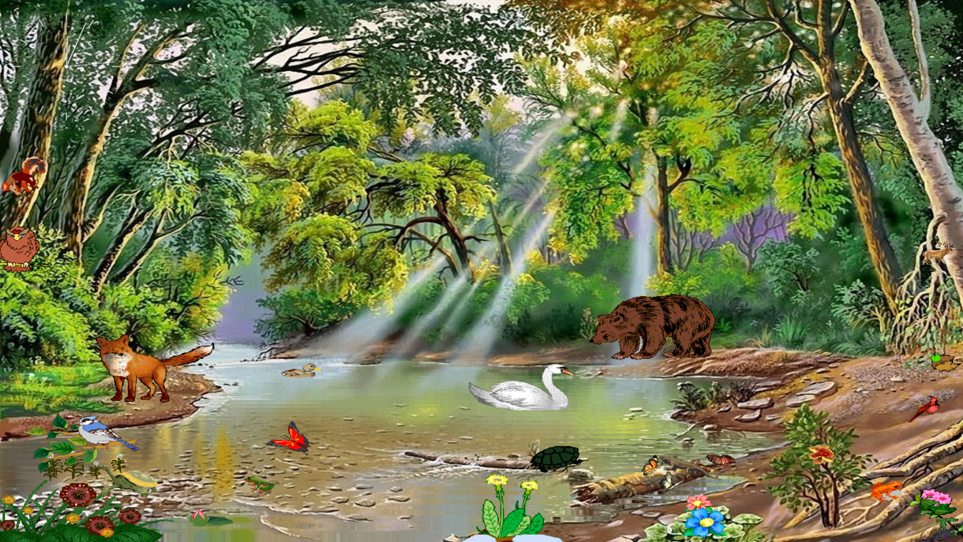 Windows 10 Free Nature Screensaver - Enchanting Forest Screensaver -  