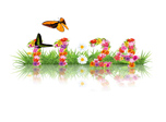 Flowers Time Screensaver - Windows 10 Time Screensaver - Screenshot 1