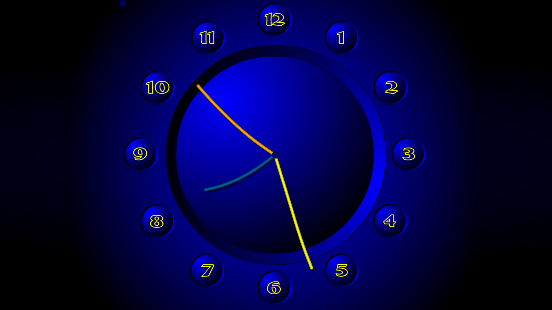 Windows 10 Animated Clock Screensaver - Windows10Screensavers.net