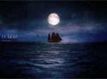 Moonlit Ship Screensaver - Windows 10 Free Ship Screensaver - Screenshot 1