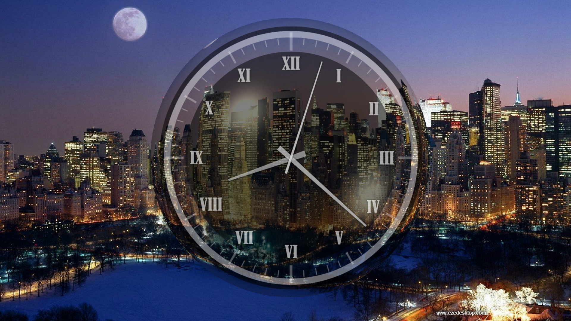 big clock screen saver mac