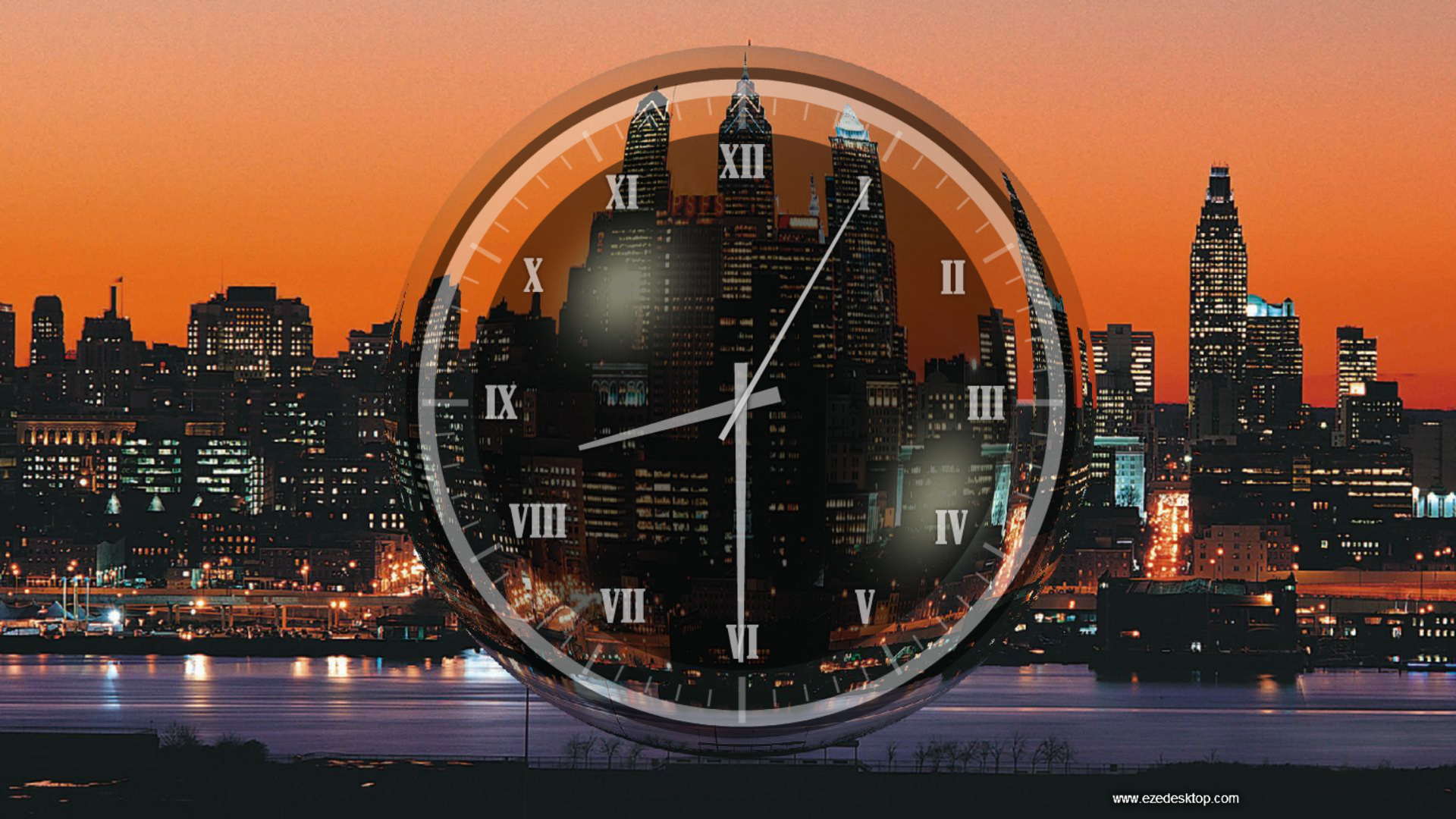 digital clock screensaver windows