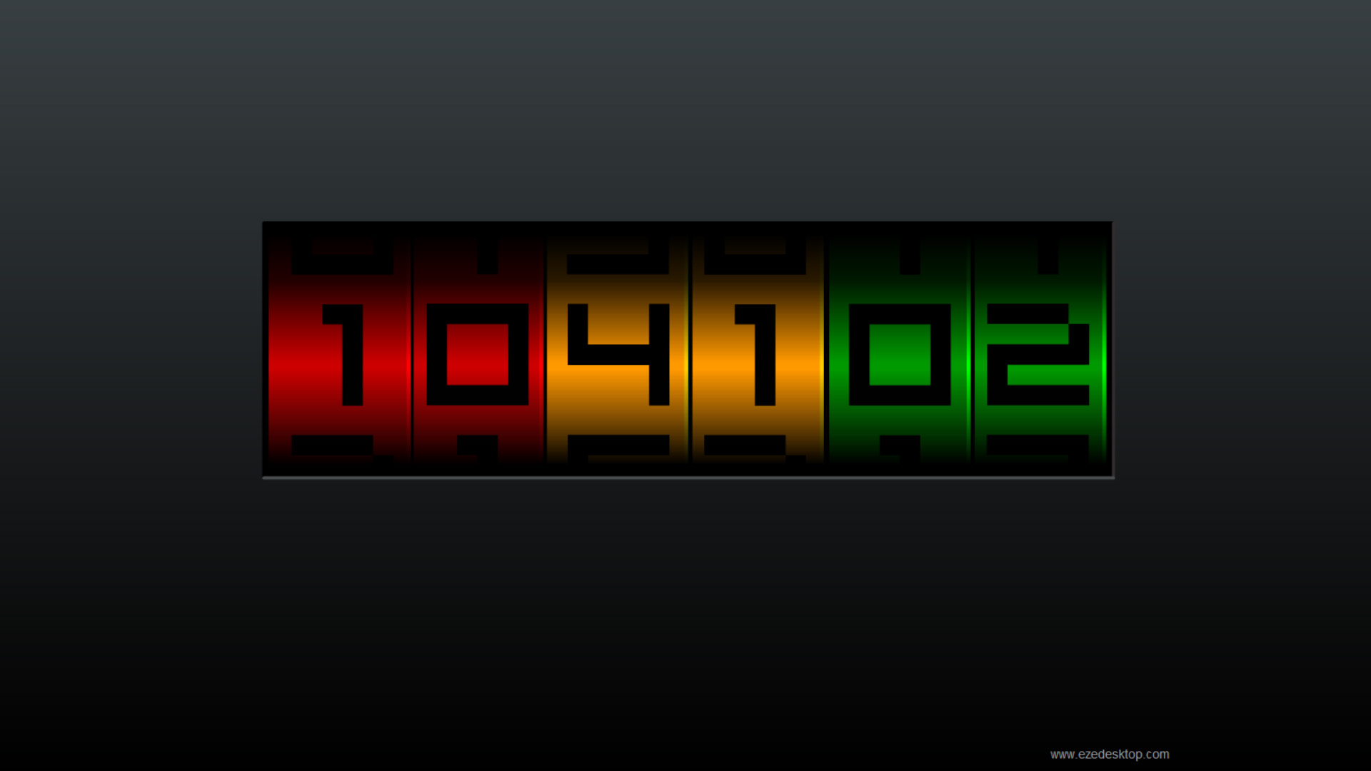 Windows 10 Digital Clock Screensaver - Numeric Clock Screensaver